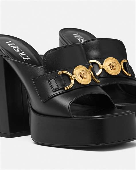 versace medusa slides men|Versace platform medusa.